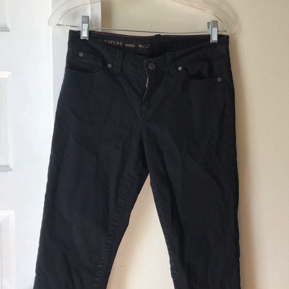 Talbots - Signature Ankle Black Denim Pants